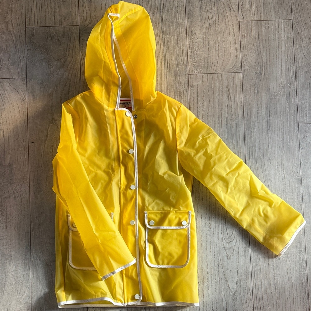 HUNTER x TARGET Kids Yellow Raincoat- Size M